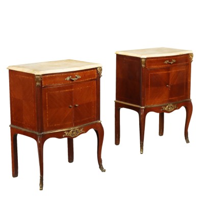 Pair of bedside tables with the 0doublequ brand