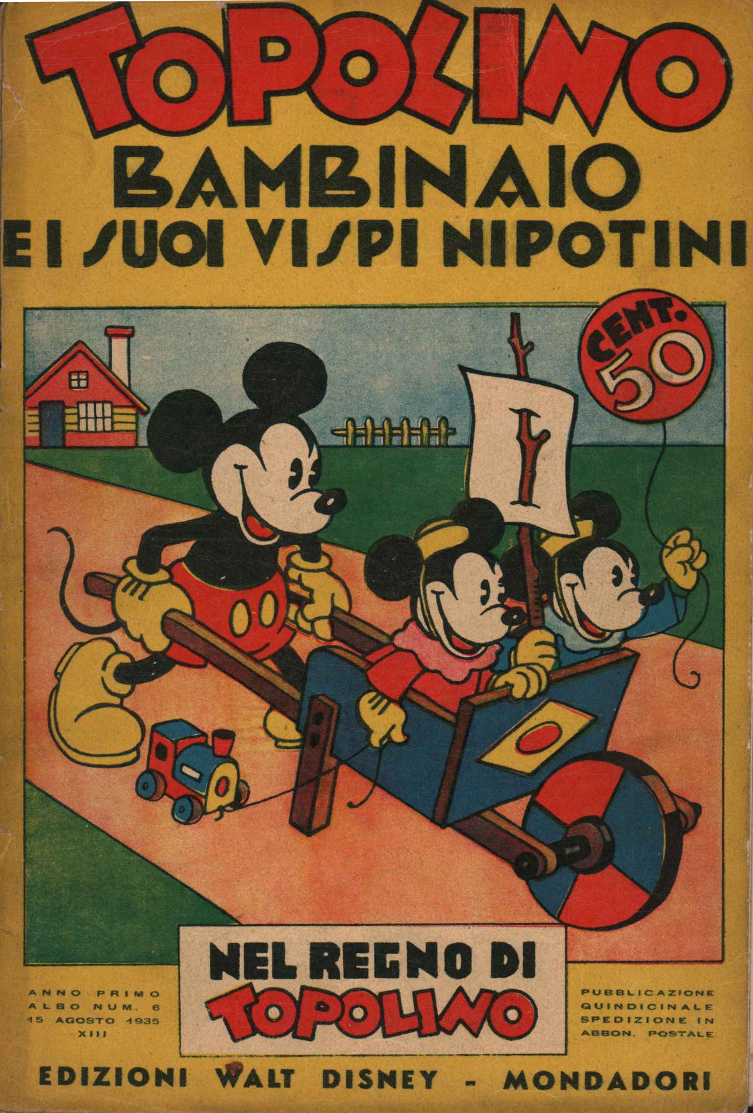 Mickey Mouse the nurse and his lively nephews
