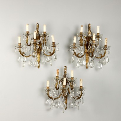 Trio of Appliques in Neoclassical Style
