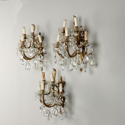 Trio of Appliques in Neoclassical Style