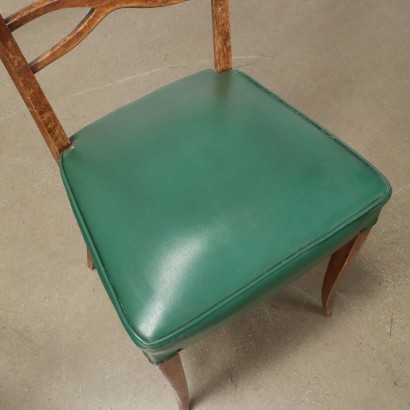 Groupe de 6 chaises et 2 fauteuils, chaises années 1950