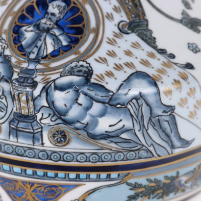 Jarrón de porcelana Real de París
