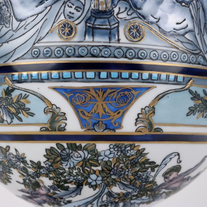 Jarrón de porcelana Real de París