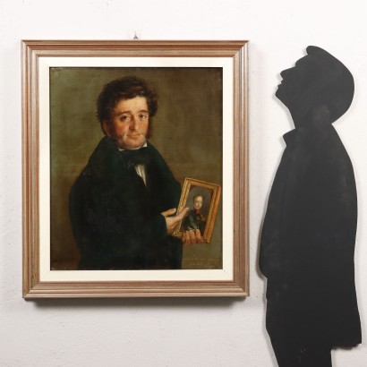 Gemälde eines männlichen Porträts von 1833, Gemälde eines männlichen Porträts von 1833