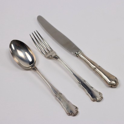 Raw Silver Cutlery Service