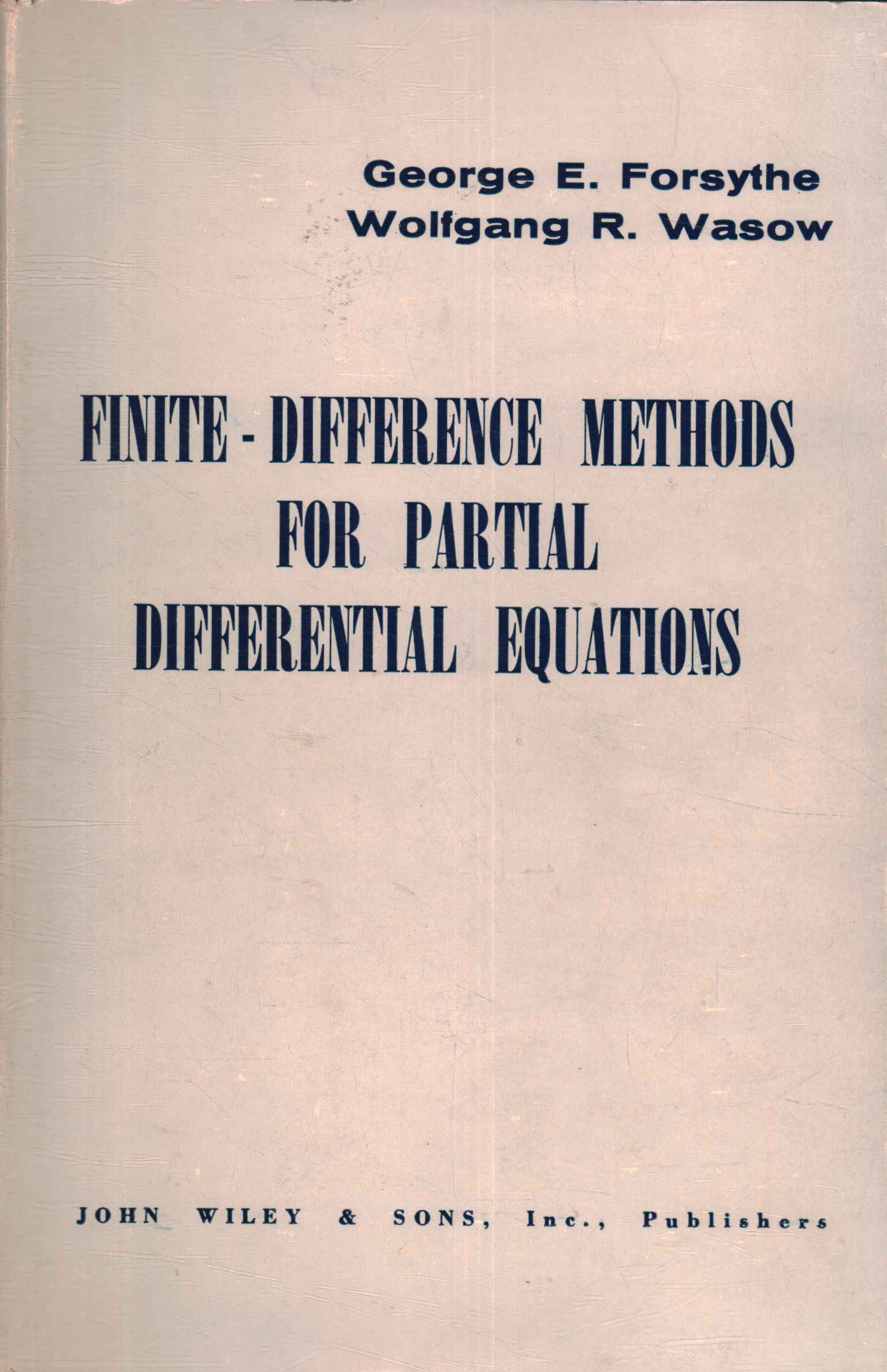 Finite-difference methods for patrial diff