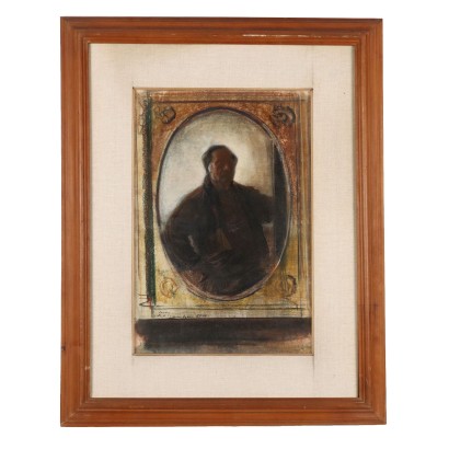Gemälde von Pietro Annigoni,Selbstporträt,Pietro Annigoni,Pietro Annigoni,Pietro Annigoni,Pietro Annigoni