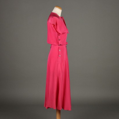 Stitches Vintage Fuchsia Dress