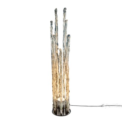 Vintage Stehlampe Excalibur für Sothis 1970er Jahre Murano Glas