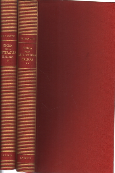 Francesco De Sanctis, usato, Storia della letteratura italiana. 2 Volumi,  Book-Shop, Literature Essays
