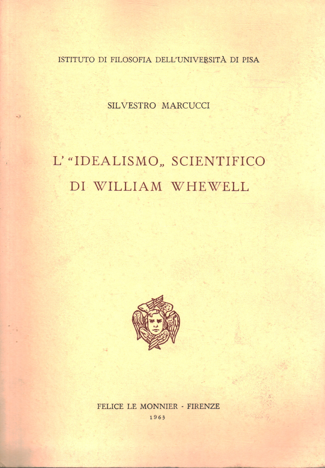 L idealismo scientifico di William Whewell, s.a.