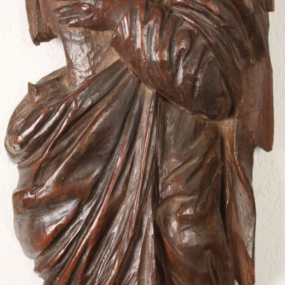 Sculpture Late Mannerism Walnut Italy XVII Century